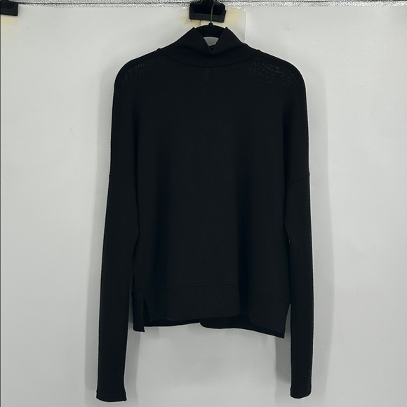 Rag & Bone Bowery Turtleneck Button Back Sweater Black Size XS - Picture 3 of 9